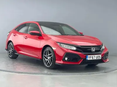 Used Honda Civic Sport Plus 182 HP (133 kW) 2017 Red Hatchback