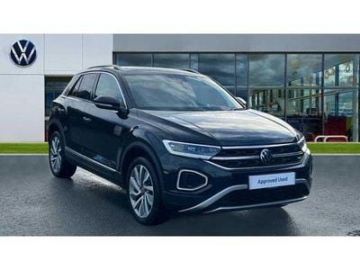Deep black pearl Used 2023 VW T-Roc Style SUV | £21,102 (Fair price)