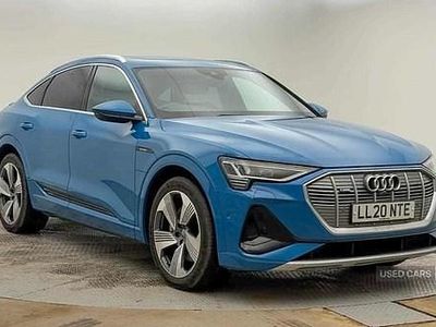 Used Audi e-tron S-Line 300 kW (408 HP) 2020 Blue SUV