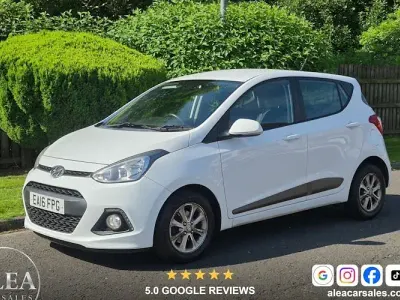 Used Hyundai i10 Premium 87 HP (63 kW) 2016 White Hatchback