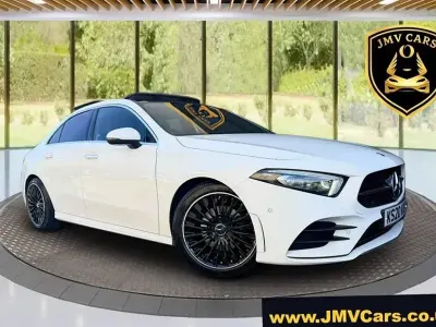 Used Mercedes A200 AMG Line Premium Plus 150 HP (110 kW) 2020 White Sedan