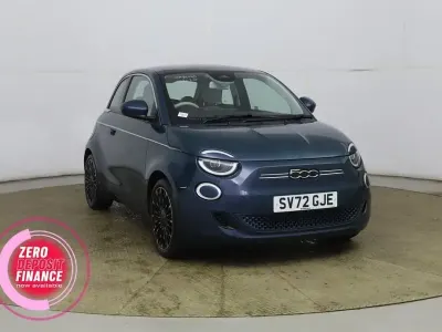 Używany Fiat 500e La Prima 86 kW (118 KM) 2022 Zielony Hatchback