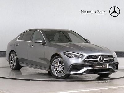 Used Mercedes C300e AMG line 2022 Grey Sedan
