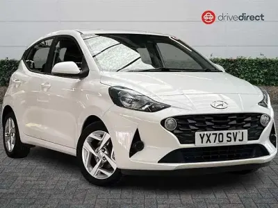 Begagnad Hyundai i10 SE 67 HK (49 kW) 2020 Vit Halvkombi