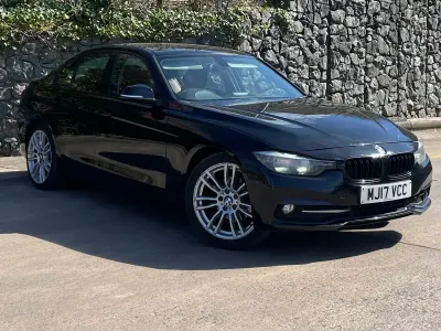 Used BMW 320 Sport Line 2017 Black Sedan