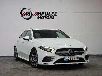Begagnad Mercedes A180 Executive 2018 Vit Halvkombi