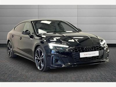 Used Audi A5 Sportback Black Edition 150 HP (110 kW) 2022 Black Hatchback