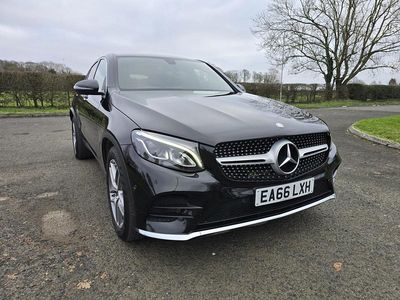 Used Mercedes GLC220 AMG line 2016 Black Coupe