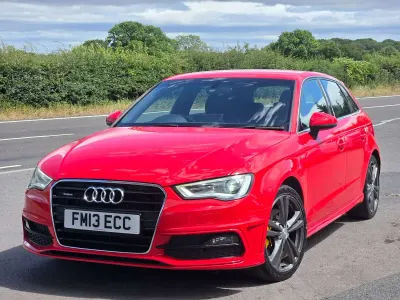 Used Audi A3 Sportback S-Line 184 HP (135 kW) 2013 Red Hatchback