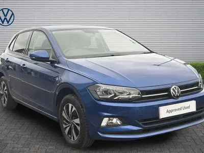 Used VW Polo Match 95 HP (69 kW) 2021 Blue Hatchback
