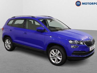 Used Skoda Karoq SE Technology 116 HP (85 kW) 2020 Blue SUV