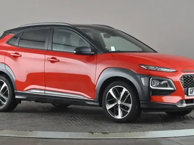 Gebraucht Hyundai Kona Premium 177 PS (130 kW) 2019 Orange SUV