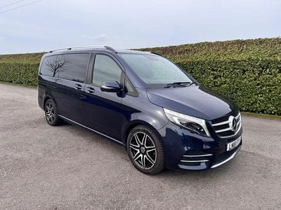 Used Mercedes V250 AMG line 2018 Blue MPV