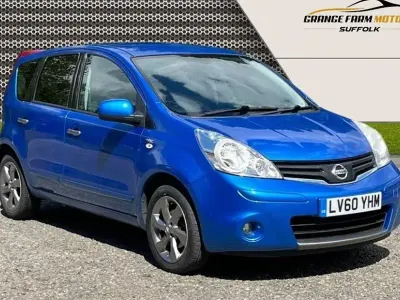 Used Nissan Note N-TEC 88 HP (64 kW) 2010 Blue Hatchback
