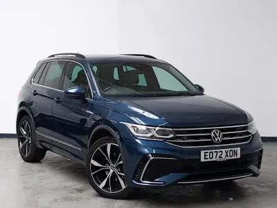 Used VW Tiguan R-line 150 HP (110 kW) 2022 Blue SUV
