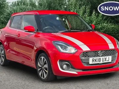 Używany Suzuki Swift SZ5 111 KM (81 kW) 2018 Czerwony Hatchback