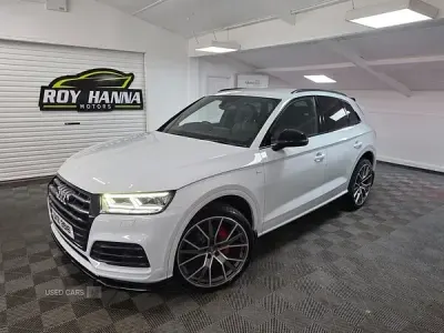 Used Audi Q5 Black Edition 190 HP (139 kW) 2020 White SUV
