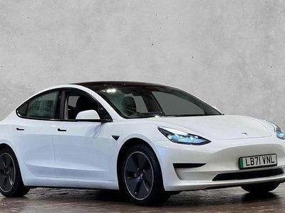 Used Tesla Model 3 Standard Range 366 kW (498 HP) 2021 White Sedan