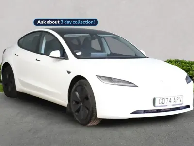 Used Tesla Model 3 Long Range AWD 366 kW (498 HP) 2025 White Sedan