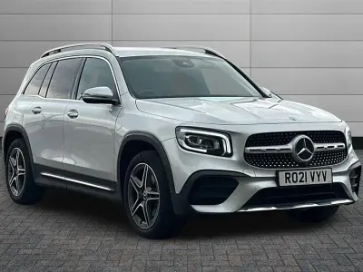 Used Mercedes GLB200 AMG line 163 HP (119 kW) 2021 Silver SUV