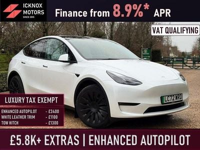 White Used 2022 Tesla Model Y Long Range AWD SUV | £27,995 (Fair price)