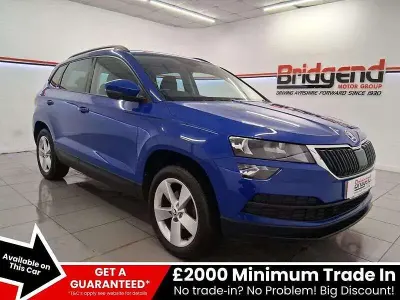 Used Skoda Karoq SE Drive 2021 Blue SUV