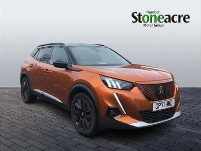 Used Peugeot e-2008 Premium 100 kW (136 HP) 2022 Orange SUV