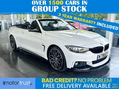 Usado BMW 420 M Sport 184 HP (135 kW) 2018 Branco Cabrios