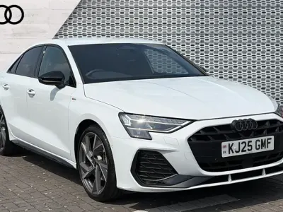 Used Audi A3 Black Edition 150 HP (110 kW) 2025 White
