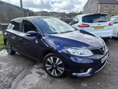 Używany Nissan Pulsar N-TEC 110 KM (80 kW) 2015 Niebieski Hatchback
