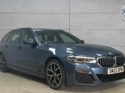 Used BMW 520 M Sport 187 HP (137 kW) 2023 Blue Sedan