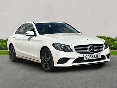 Used Mercedes C220 Sport Edition 2020 White Sedan