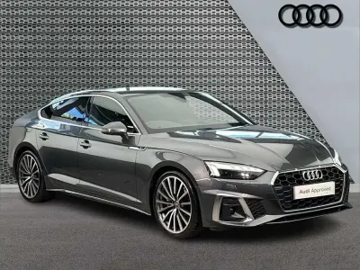 Usado Audi A5 Sportback S-Line 200 HP (147 kW) 2020 Cinzento Citadino