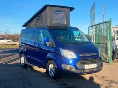 Used Ford Tourneo 130 HP (95 kW) 2018 Blue MPV