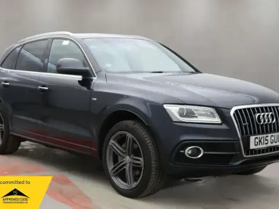 Used Audi Q5 S-line plus 177 HP (130 kW) 2015 Blue SUV