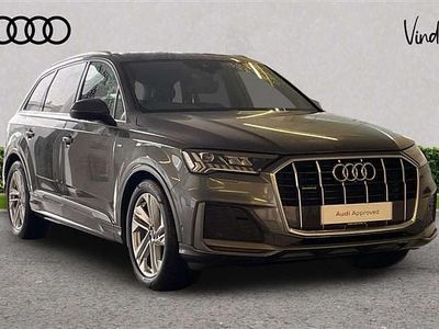 Grey Used 2022 Audi Q7 S-Line SUV | £40,195 (Fair price)