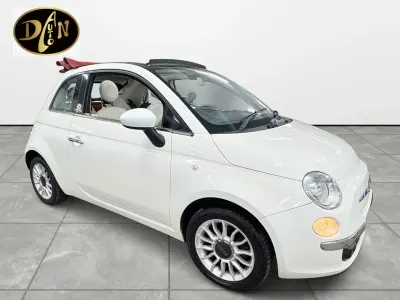 Used Fiat 500 Lounge 69 HP (50 kW) 2012 White Cabriolet