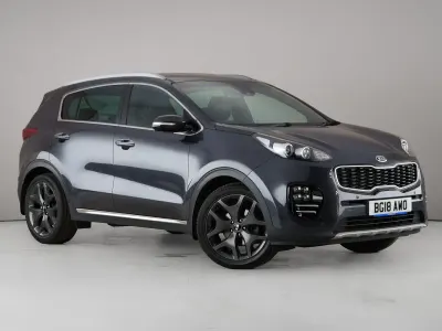 Used Kia Sportage GT-Line 177 HP (130 kW) 2018 Silver SUV