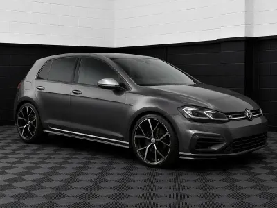 Used VW Golf VII GTD 184 HP (135 kW) 2018 Grey Hatchback