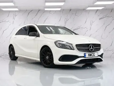 Used Mercedes A180 Executive 109 HP (80 kW) 2017 White Hatchback