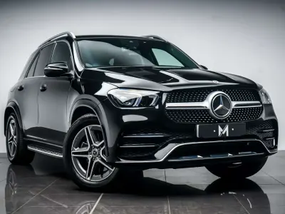 Begagnad Mercedes GLE400 AMG line 2022 Svart Kombi