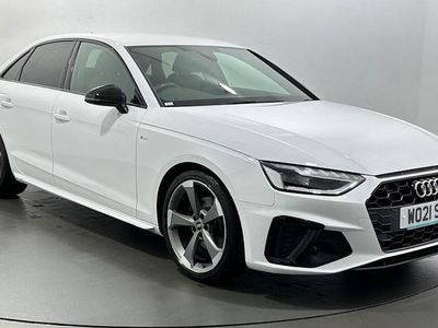 White Used 2021 Audi A4 Black Edition Sedan | £20,251 (Fair price)