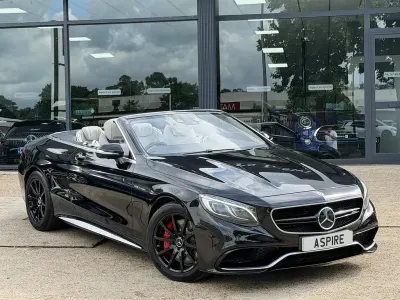 Used Mercedes S63 AMG 575 HP (422 kW) 2017 Black Cabriolet