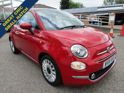 Used Fiat 500 Lounge 69 HP (50 kW) 2018 Red Hatchback