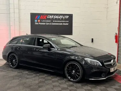 Usado Mercedes CLS350 Shooting Brake AMG line 2015 Preto Carrinha