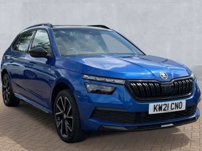 Used Skoda Kamiq Monte Carlo 150 HP (110 kW) 2021 Blue SUV