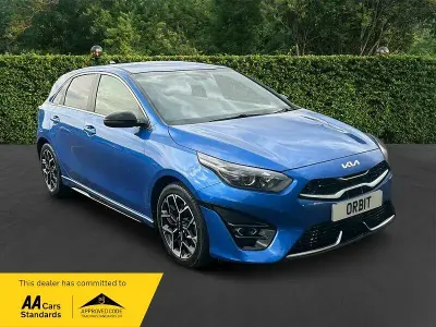 Used Kia Ceed GT-Line 158 HP (116 kW) 2021 Blue Hatchback