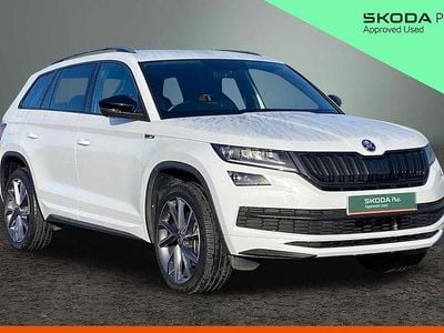 Moon white metallic Used 2019 Skoda Kodiaq SUV | £24,999 (Fair price)