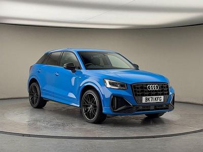 Used Audi Q2 Black Edition 150 HP (110 kW) 2021 Turbo blue/turbo blue SUV