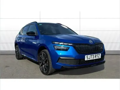 Used Skoda Kamiq Monte Carlo 150 HP (110 kW) 2023 Blue SUV
